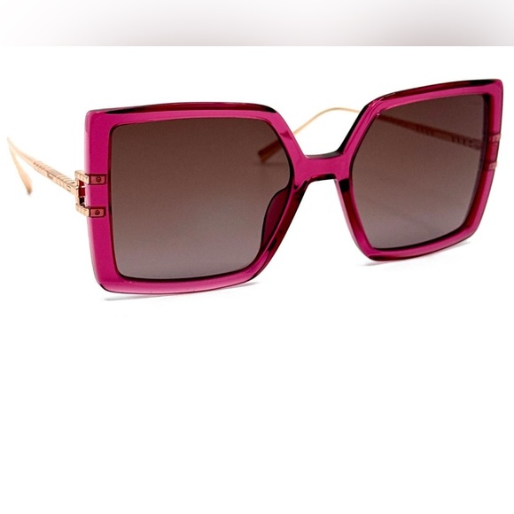 CHOPARD Magenta Rose Gold Sunglasses - Brand New / Full Inclusion - Picture 2 of 9
